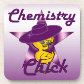 Chemistry Chick #9 Bier Onderzetter (Voorkant)