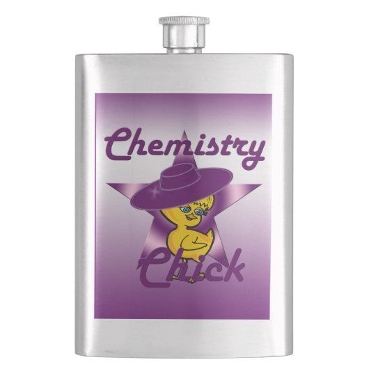 Chemistry Chick #9 Heupfles (Voorkant)