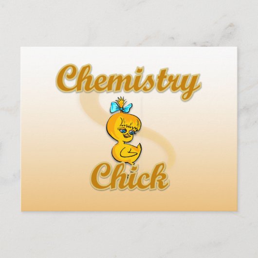 Chemistry Chick Briefkaart (Voorkant)