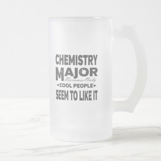 Chemistry College Major Cool People Matglas Bierpul (Rechts)