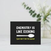 Chemistry Cooking Briefkaart (Staand voorkant)