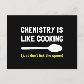 Chemistry Cooking Briefkaart