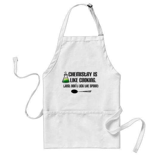 Chemistry Cooking Standaard Schort (Voorkant)