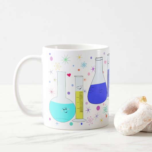 Chemistry Cute Koffiemok (Met donut)
