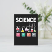 Chemistry Elements Laboratory Science Teacher Briefkaart (Staand voorkant)