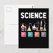 Chemistry Elements Laboratory Science Teacher Briefkaart (Voorkant / Achterkant)