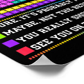 Chemistry Elements Teacher Can I Lick It Periodic  Poster (Hoek)