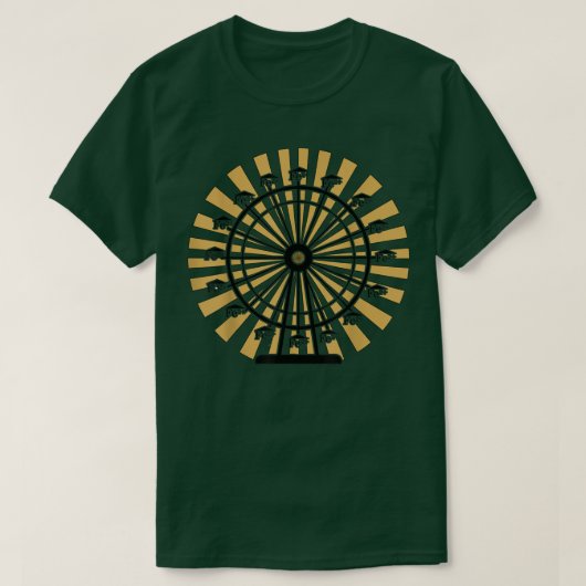 Chemistry Ferrous Wheel Feris Wheel Periodic Table T-shirt (Design voorkant)