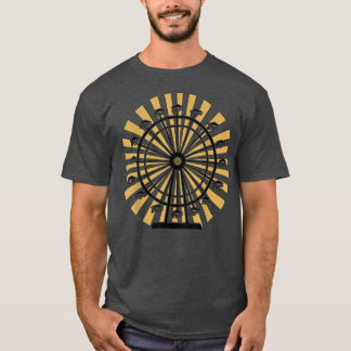Chemistry Ferrous Wheel Feris Wheel Periodic Table T-shirt