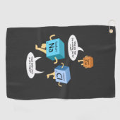 Chemistry Gag Chemical Elements Novelty Golfhanddoek (Horizontaal)