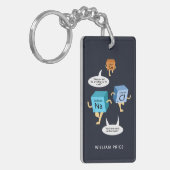 Chemistry Gag Funny Science Teacher Birthday Sleutelhanger (Voorkant Links)