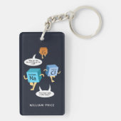 Chemistry Gag Funny Science Teacher Birthday Sleutelhanger (achterkant)