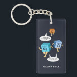 Chemistry Gag Funny Science Teacher Birthday Sleutelhanger<br><div class="desc">Chemistry Gag Funny Science Teacher Birthday Glass. Ideaal voor chemici,  of wetenschapsdocenten die van periodieke tafels houden. Voeg een naam toe door op de knop 'Personaliseren' te klikken</div>
