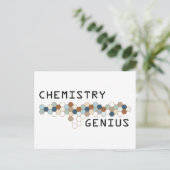 Chemistry Genius Briefkaart (Staand voorkant)