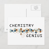 Chemistry Genius Briefkaart (Voorkant / Achterkant)