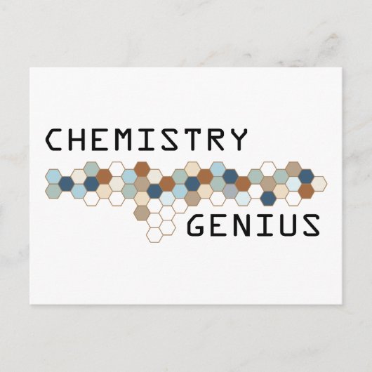 Chemistry Genius Briefkaart (Voorkant)