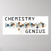Chemistry Genius Poster (Voorkant)