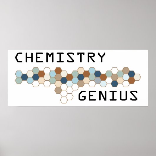 Chemistry Genius Poster (Voorkant)
