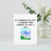 CHEMISTRY-giften Briefkaart (Staand voorkant)