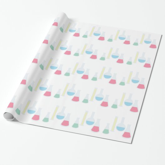 Chemistry Glassware Cadeaupapier (Uitgerold)