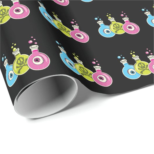Chemistry Halloween Cadeaupapier (Rol Hoek)