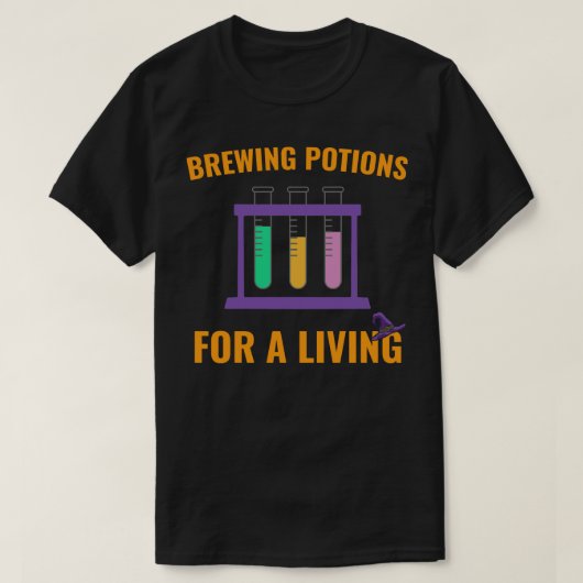 Chemistry Halloween Chemist Funny Witch T-shirt (Design voorkant)