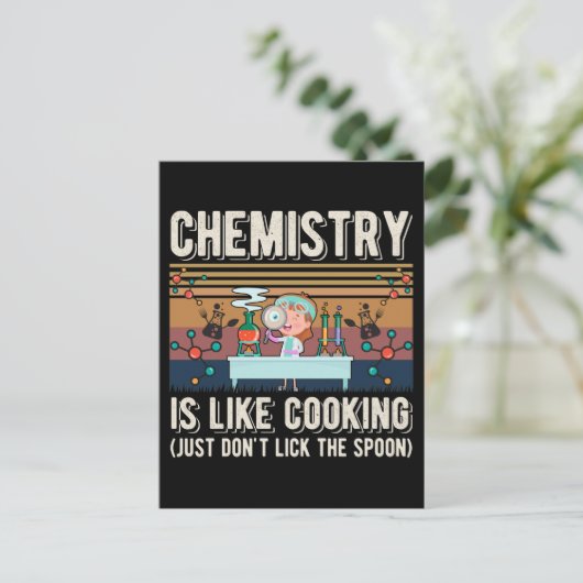 Chemistry Humor Laboratory Science Lab Briefkaart (Staand voorkant)