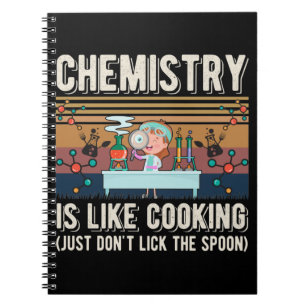 Chemistry Humor Laboratory Science Lab Notitieboek