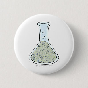Chemistry Hurts My Brain Ronde Button 5,7 Cm