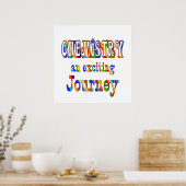 CHEMISTRY is opwindend Poster (Keuken)