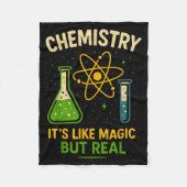 Chemistry It’s Like Magic Funny Science Teacher St Fleece Deken (Voorkant)