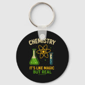 Chemistry It’s Like Magic Funny Science Teacher St Sleutelhanger (Voorkant)
