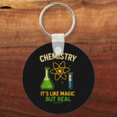 Chemistry It’s Like Magic Funny Science Teacher St Sleutelhanger (Voorkant)