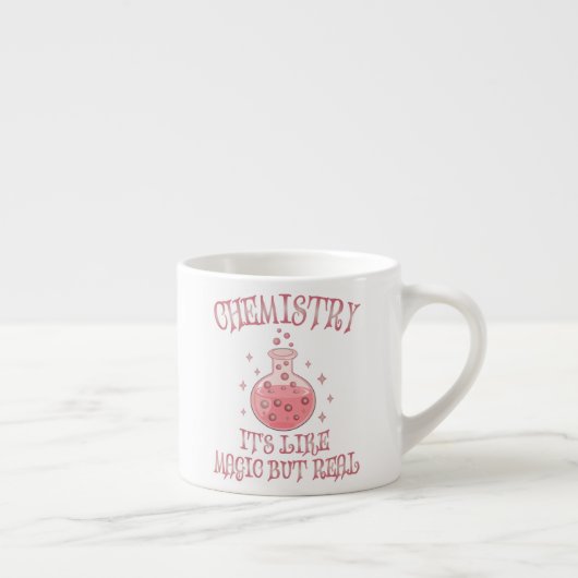 Chemistry - It's Like Magic But Real Funny Science Espresso Kop (Rechts)