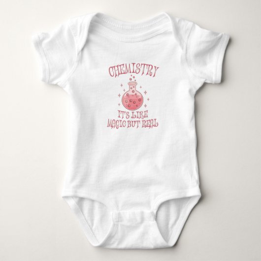 Chemistry - It's Like Magic But Real Funny Science Romper (Voorkant)