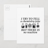 Chemistry Joke Briefkaart (Voorkant / Achterkant)
