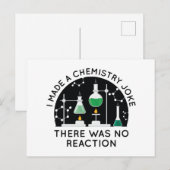 Chemistry Joke Briefkaart (Voorkant / Achterkant)