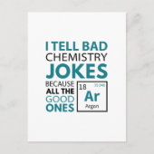 Chemistry Jokes Argon Briefkaart (Voorkant)