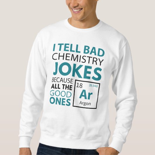 Chemistry Jokes Argon Trui (Voorkant)