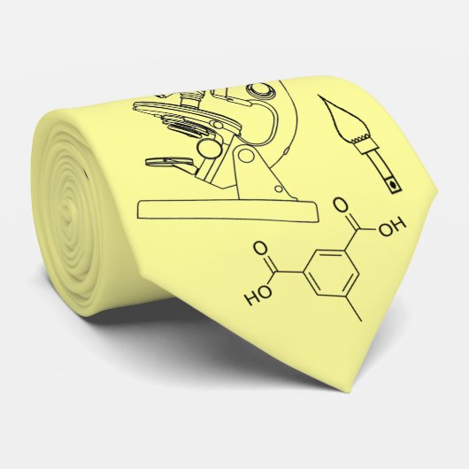 Chemistry Lab Equip ~ "Customize" om de kleur~ te  Stropdas (Opgerold)