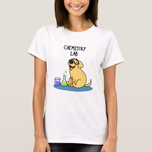 Chemistry Lab Funny Labrador Dog Pun T-shirt