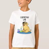 Chemistry Lab Funny Labrador Dog Pun T-shirt (Voorkant)
