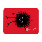 Chemistry lab grappig boze karakter magneet (Horizontaal)