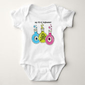 Chemistry Lab Halloween Baby's First Clothes Romper (Voorkant)