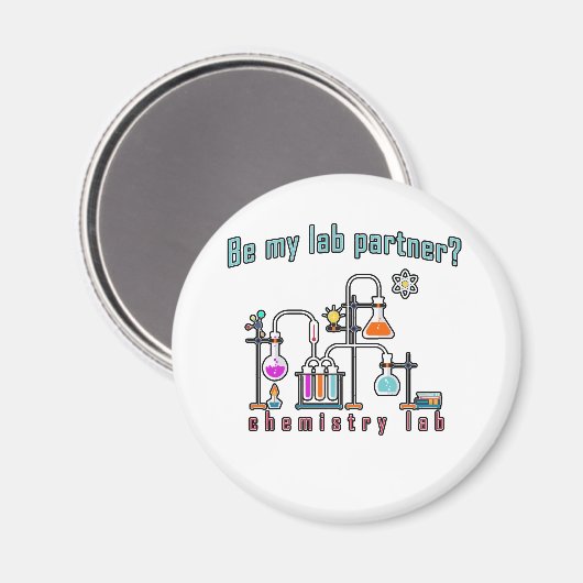 Chemistry lab magneet (Voorkant / Achterkant)