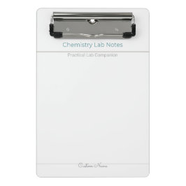 Chemistry Lab Notes – Custom Name Mini Klembord