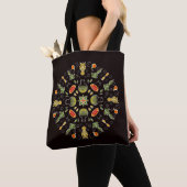 Chemistry Lab Science Botanical Patroon Tote Bag (Dichtbij)