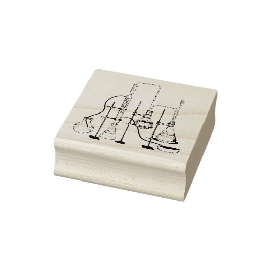 Chemistry Lab Science Rubberstempel (Stempel)
