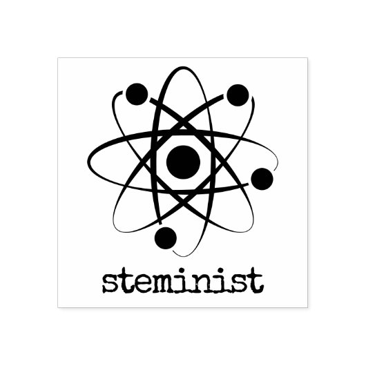 Chemistry Lab Science Steminist Rubberstempel (Afrduk)