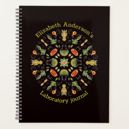 Chemistry Laboratory Botanical Pattern Planner